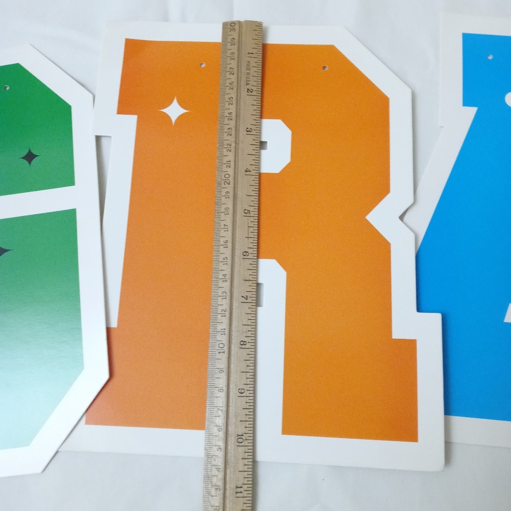 DAZONGE Colorful Letters Graduation Banner, Congrats Grad Banner for Graduation - Picture 7 of 7